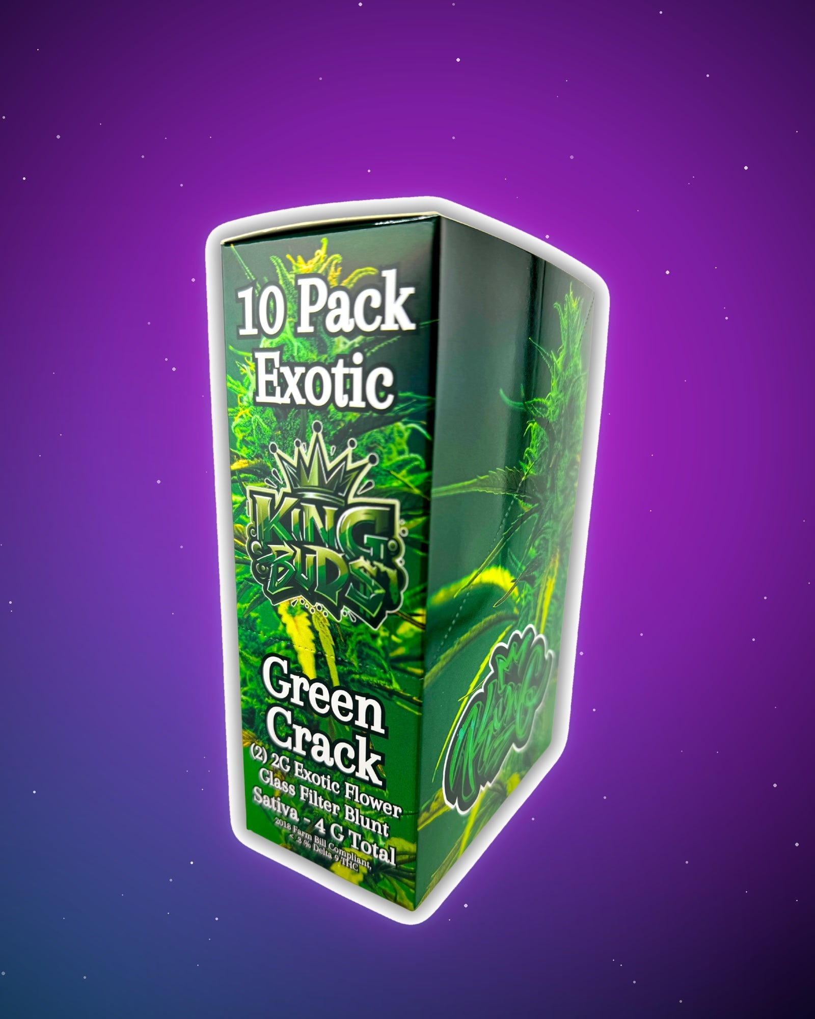 10-packs-green-crack-exotic-blunt-box
